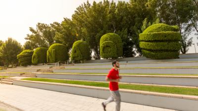 man running